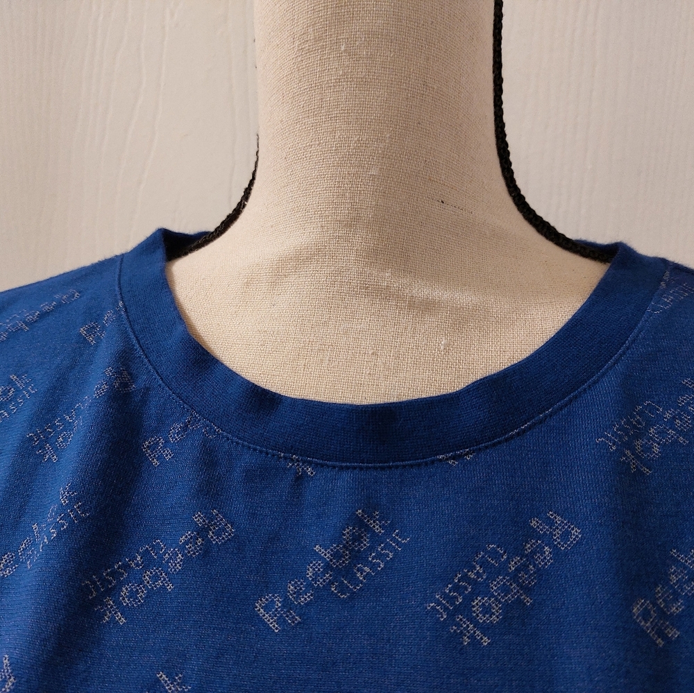 Blue Reebok Cropped Boxy Shirt - Picture 2 of 7